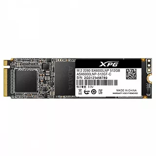 Adata Dysk SSD XPG SX6000 Lite 512G PCIe 3x4 1800/1200 MB/s M.2