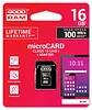 GOODRAM Karta microSDHC 16GB CL10 + adapter