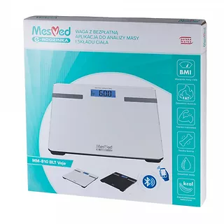 Ravensburger Waga MesMed MM-810 BLT Veje z funkcją Bluetooth biała