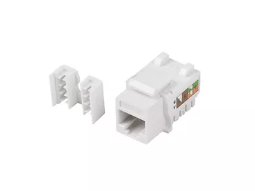 LANBERG Moduł keystone gniazdo RJ45 - LSA kat.5e 90 stopni do puszki montażowej