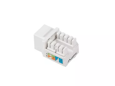 LANBERG Moduł keystone gniazdo RJ45 - LSA kat.5e 90 stopni do puszki montażowej