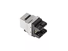 LANBERG Moduł keystone gniazdo RJ45 - LSA FTP kat.6 180 stopni do puszki montażowej