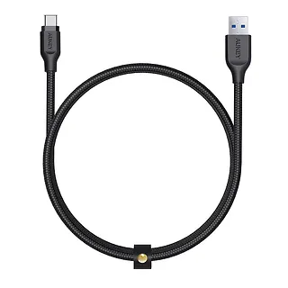 Szybki kabel CB-AC1 czarny nylonowy USB C-USB 3.1 1.2m