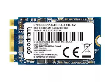 Dysk SSD GOODRAM S400U 120GB M.2 550/530 MB/s