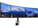 Uchwyt na 3 monitory IIYAMA DS1003C-B1, mocowanie do blatu, regulacja w poziomie, pionie i wysokości, PIVOT