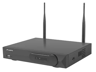 LANBERG Zestaw do monitoringu Rejestrator NVR 4 kanałowy WiFi + 4 kamery IP WiFi 2Mpx z akcesoriami