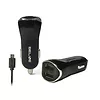 Qoltec Ładowarka samochodowa 2xUSB + microUSB 2.1A czarna