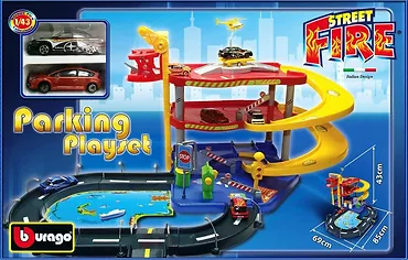 Bburago Garaż Parking Playset