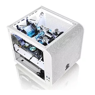 Thermaltake Obudowa Core V1 MiniITX Window - Snow Edition