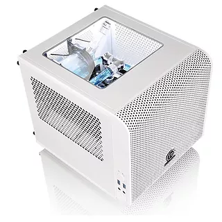Thermaltake Obudowa Core V1 MiniITX Window - Snow Edition