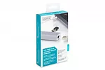 Digitus HUB/Koncentrator 3-portowy USB Typ C, 3x USB A HighSpeed z Gigabit LAN adapter, aluminium