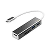 LogiLink Hub USB-C 3.0 3 porty z czytnikiem kart