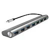LogiLink Hub USB-C 3.1 7-portów aluminiowa obudowa