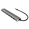LogiLink Hub USB-C 3.1 7-portów aluminiowa obudowa