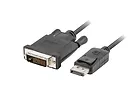 LANBERG Kabel DisplayPort - DVI-D(24+1) M/M 3m czarny