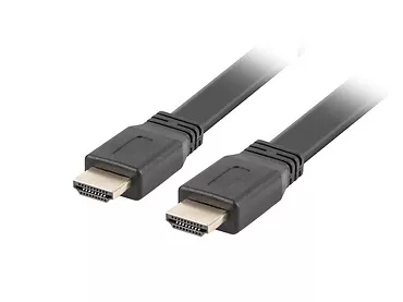 LANBERG Kabel HDMI-HDMI M/M v2.0 3m czarny płaski