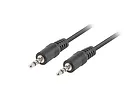 LANBERG Kabel Minijack - Minijack M/M 3.5mm 3m czarny