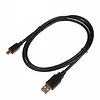 Digitus Kabel połączeniowy USB 2.0 HighSpeed Canon Typ USB A/miniUSB B (5pin) M/M czarny 1m
