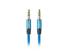 LANBERG Kabel Premium Minijack - Minijack M/M 3.5mm 2m niebieski