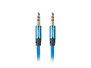 LANBERG Kabel Premium Minijack - Minijack M/M 3.5mm 3m niebieski