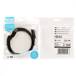 TB Kabel USB AM-BM 1.8 czarny