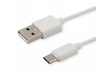 Kabel Przewód USB – USB typ C 1m SAVIO CL-125 fast 480Mbps biały