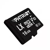 Patriot Karta pamięci MicroSDHC LX 16GB V10