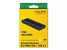 Delock Kieszeń zewnętrzna SSD M.2 NVME USB C 3.1 Gen 2 czarna