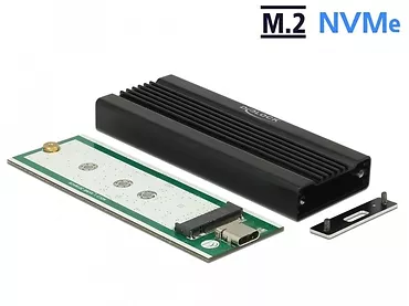Delock Kieszeń zewnętrzna SSD M.2 NVME USB C 3.1 Gen 2 czarna