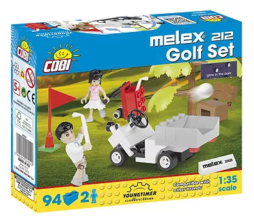Cobi Klocki Klocki Youngtimer Collection Melex 212 Golf Set