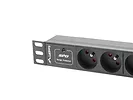 LANBERG Listwa zasilająca Rack PDU 10 1U 3x PL 2m 10A czarna C14