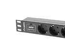 LANBERG Listwa zasilająca Rack PDU 10 1U 3x Schuko 2m 10A czarna C14