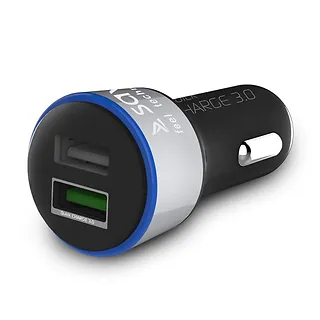 Ładowarka samochodowa Quick Charge Savio SA-06/B 3.0A, 2xUSB