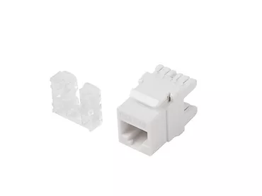 LANBERG Moduł keystone gniazdo RJ45 - LSA kat.5e UTP 180 stopni do puszki montażowej