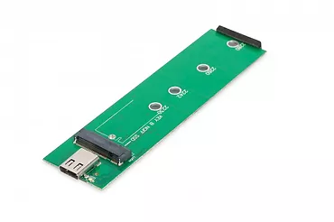 Digitus Obudowa zewnętrzna USB Typ C na dysk SSD M2 (NGFF) SATA III, 80/60/42/30mm, aluminiowa