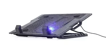 Gembird Podstawka pod laptop 17 + wentylator
