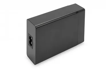 Digitus Uniwersalna 4-portowa ładowarka sieciowa 240V USB Typ C (5-20V/3A/60W) 3xUSB A (5V/2.4A) PD czarna