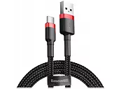 KABEL USB BASEUS TYP C 2A 2M RED BK CATKLF-C91