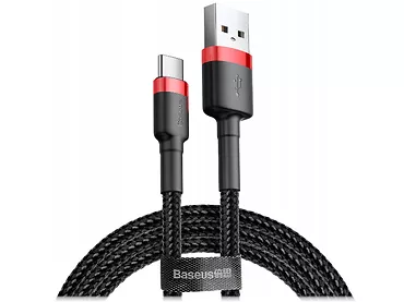 KABEL USB BASEUS TYP C 2A 2M RED BK CATKLF-C91