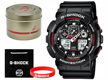 Casio Zegarek Męski G-Shock GA-100-1A4ER