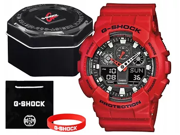 Casio Zegarek Męski G-Shock GA-100B-4AER