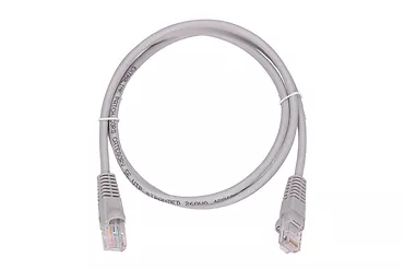 Manta Kabel sieciowy LAN Patchcord CAT.5E UTP 1m, skręcana para, miedziany