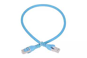 Manta Kabel sieciowy LAN Patchcord CAT.6A S/FTP 1m 10G foliowana skręcona para, miedziany