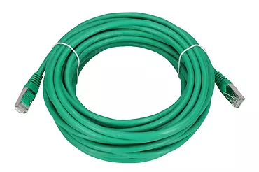 Manta Kabel sieciowy LAN Patchcord CAT.6 FTP 10m 1GBIT foliowana skręcona para, miedziany