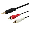 Kabel audio CLS-15 Mini 3.5mm - 2xRCA