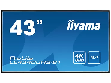 Monitor wielkoformatowy iiyama ProLite LE4340UHS-B1 43