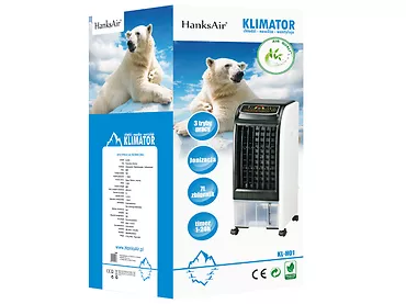 Klimator Chłodząco Wentylacyjny 7 L HanksAir 3w1 ARTKL-H01