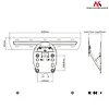 Maclean Uchwyt do TV QLED 49-65 50Kg Max MC-806