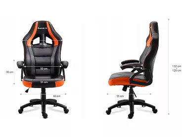 FOTEL GAMINGOWY HUZARO FORCE 4.2 ORANGE