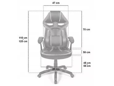 FOTEL GAMINGOWY GRACZA HUZARO FORCE 4.0 RED